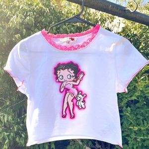 DOLLS KILL X BETTY BOOP Cropped Tee